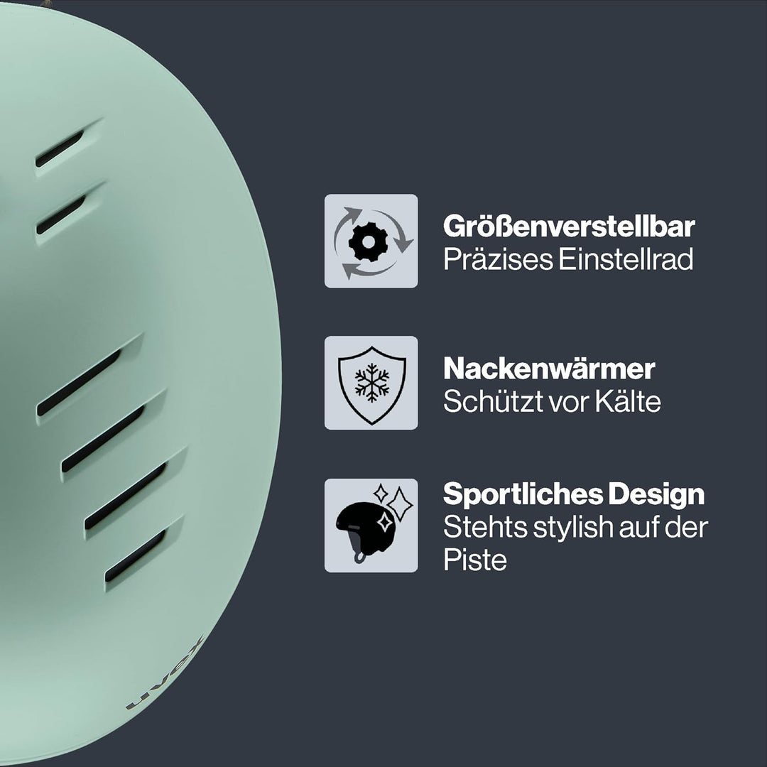 uvex Wanted, verstellbarer Ski- & Snowboardhelm mit verschliessbarem Belüftungssystem für Damen & He