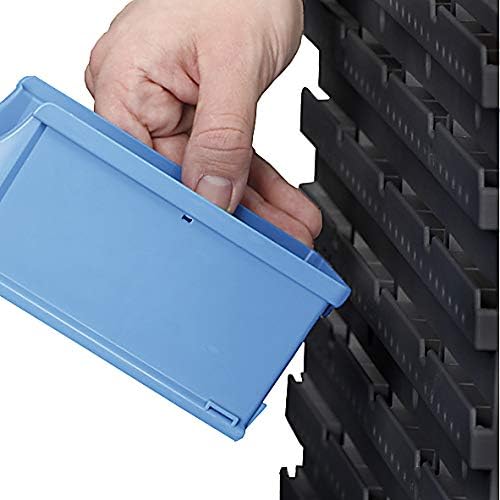 Allit 457090 Schlitzplatte, Endloswand ProfiPlus Endless 54, Wandplatte für Lagersichtboxen 450x20x5