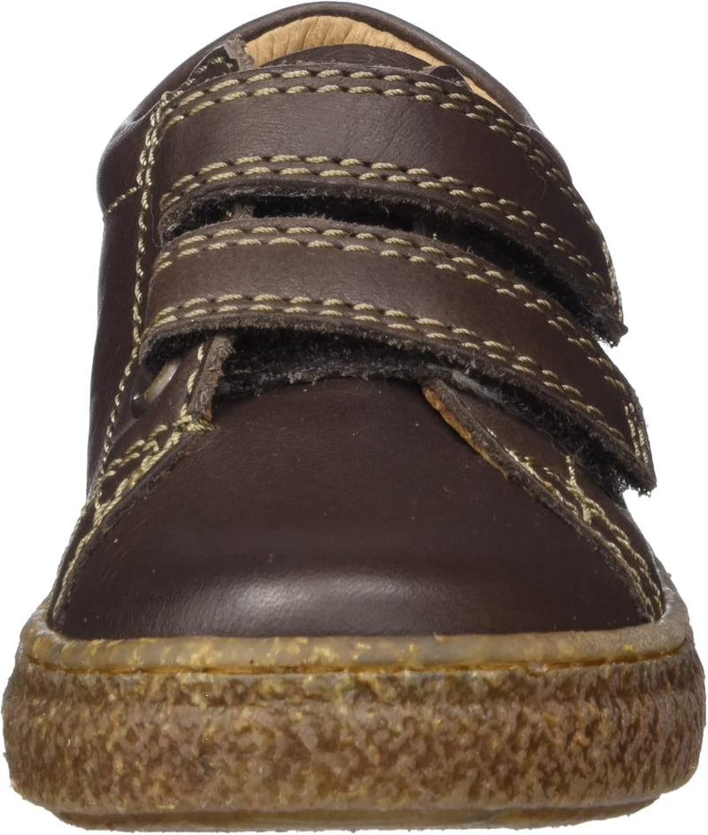 Naturino Carex VL-Sneaker aus gebürstetem Nappalede-Hellblau 30 EU Dunkelbraun, 30 EU Dunkelbraun