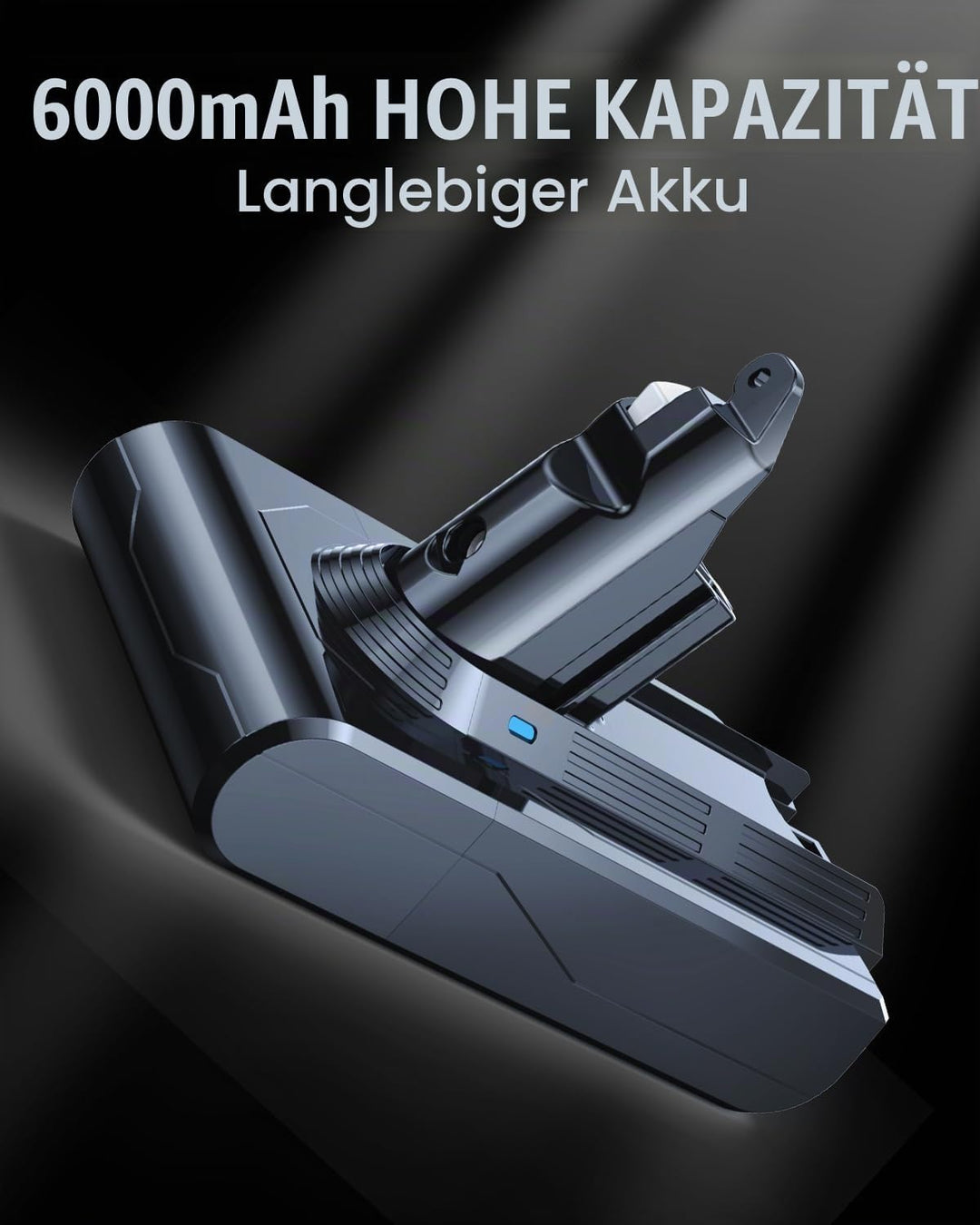 6000mAh Akku kompatibel mit Dyson V6, V6 Motorhead Pro Exclusive, DC62, DC62 Animal/Animalpro, DC74,