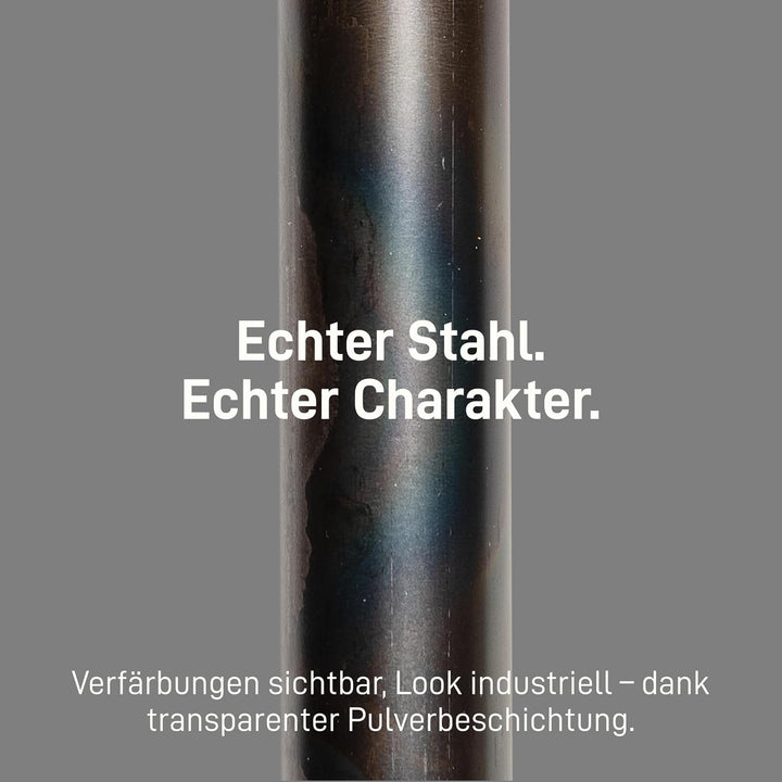 Natural Goods Berlin Kleider-Stange Pipe GARD Wall | Einfache Wand-Montage | Garderoben-Stange im In