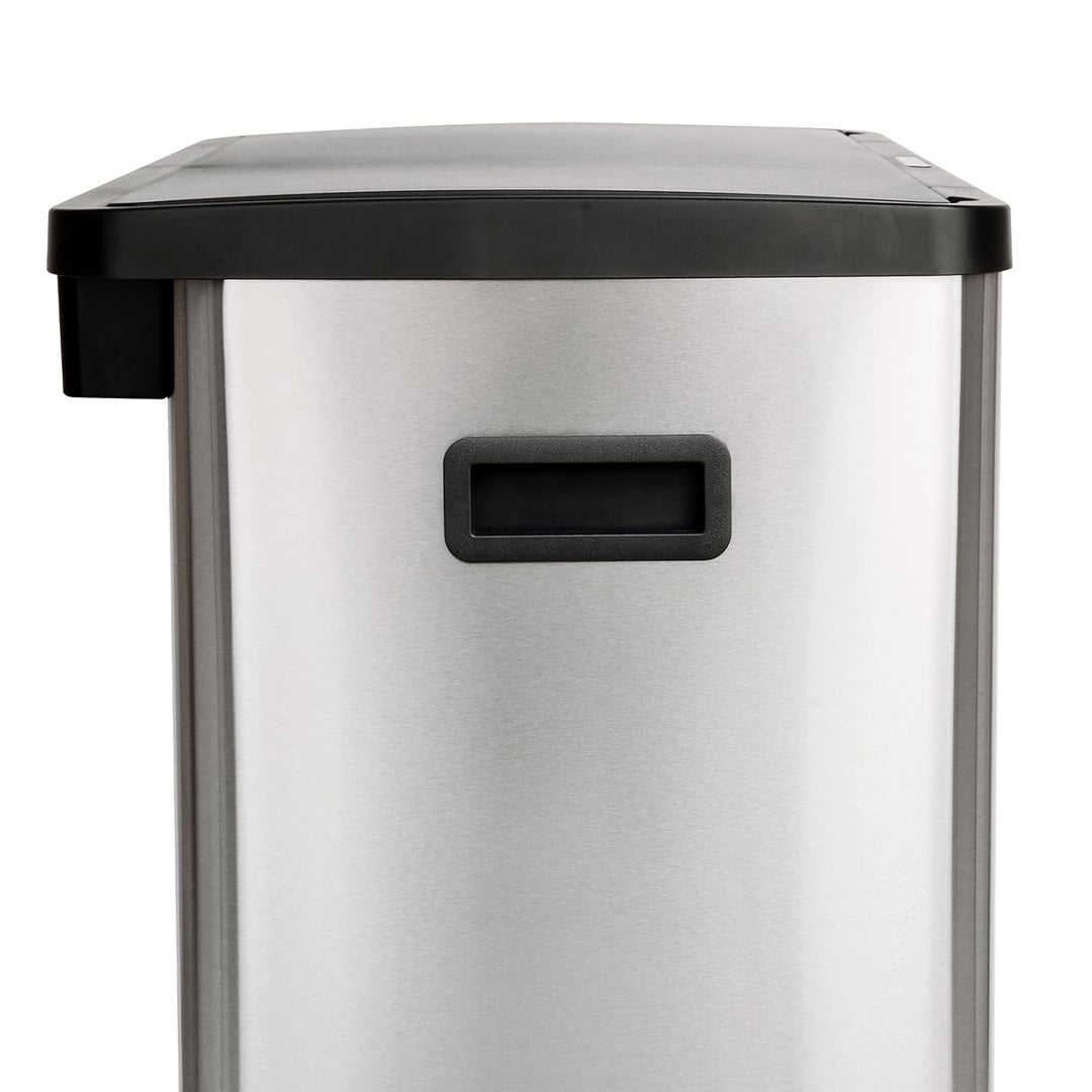 SVITA SR3X18 54L Sensor-Mülleimer 3 Fächer Mülltrennsystem Abfalleimer Edelstahl Silber SR3X18 (54L)