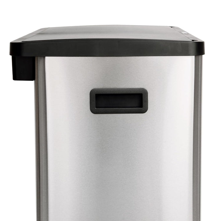 SVITA SR3X18 54L Sensor-Mülleimer 3 Fächer Mülltrennsystem Abfalleimer Edelstahl Silber SR3X18 (54L)