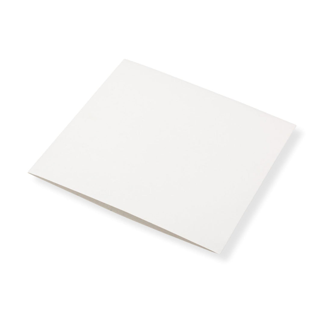 50 St. Single Deluxe Ersatz Cover 180 x 180 mm weiss für 7 Zoll Vinyl Schallplatten 300 gr. Karton o