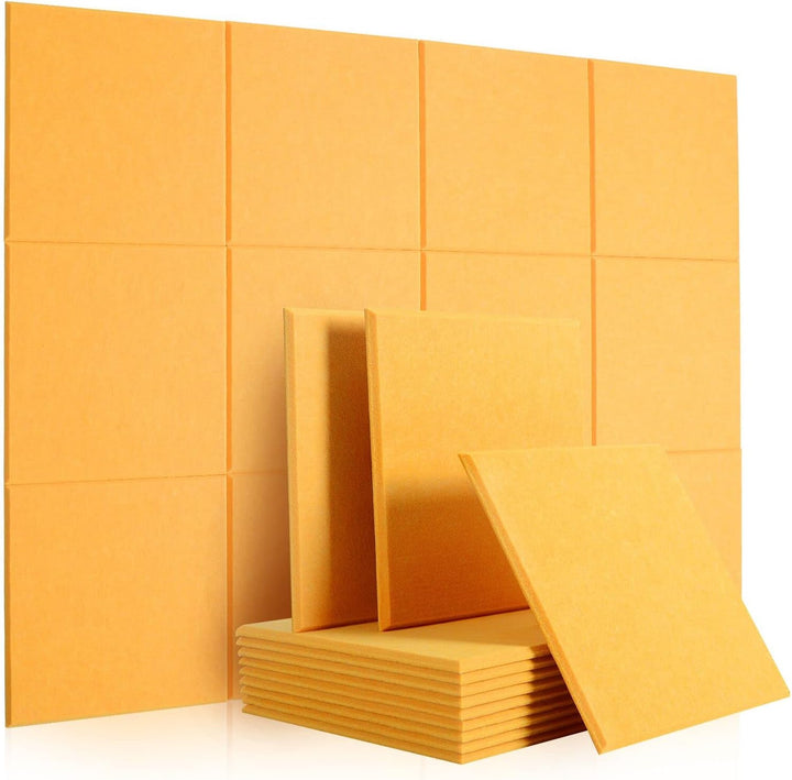Rdutuok 12 Stücke Akustikplatten,30 x 30 x 1 cm Hochdichte Akustik Panel Schallschutzpaneele für Ton