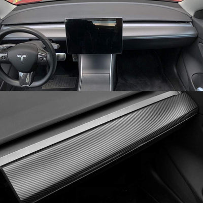 EVAUTO Tesla Model 3 Model Y Dash Wrap Dashboard Cover Interior Decoration Wrap Kit Accessories -Mat