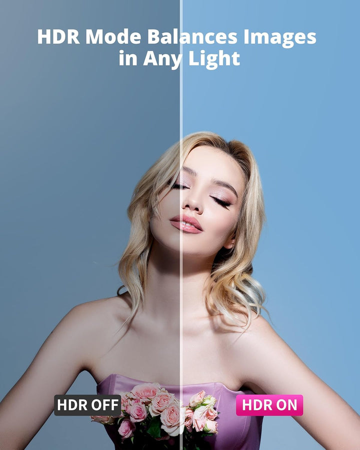 LOVENSE Webcam 2 4K – 1/2"-Sensor, AI-Rauschunterdrückung, True-Focus-Autofokus, automatische Bildau