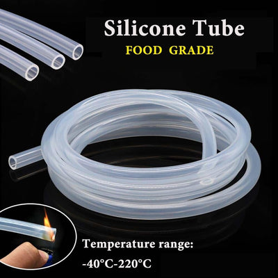 Stubotar Flexibler Silikonschlauch 16mm ID x OD 20mm Wandstärke 2mm Transparente Wasserleitung 2 Met