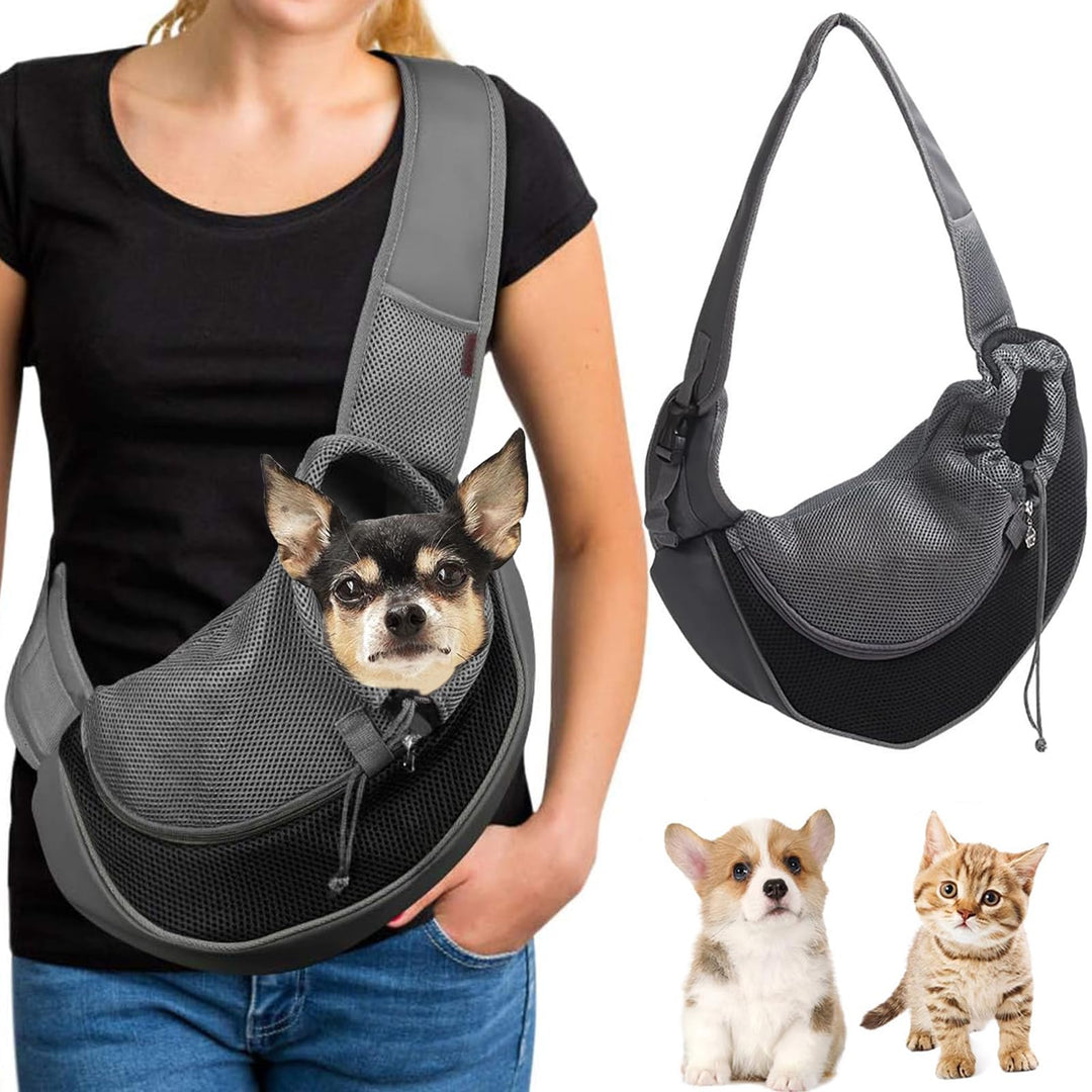 Hundetragetasche,Hundetragetasche Welpen, Haustier Hundetasche mit verstellbarem, Welpen Umhängetasc