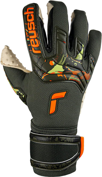 Reusch Attrakt Speedbump warthandschuhe 9.5 Desert Green / Shock Norng, 9.5 Desert Green / Shock Nor