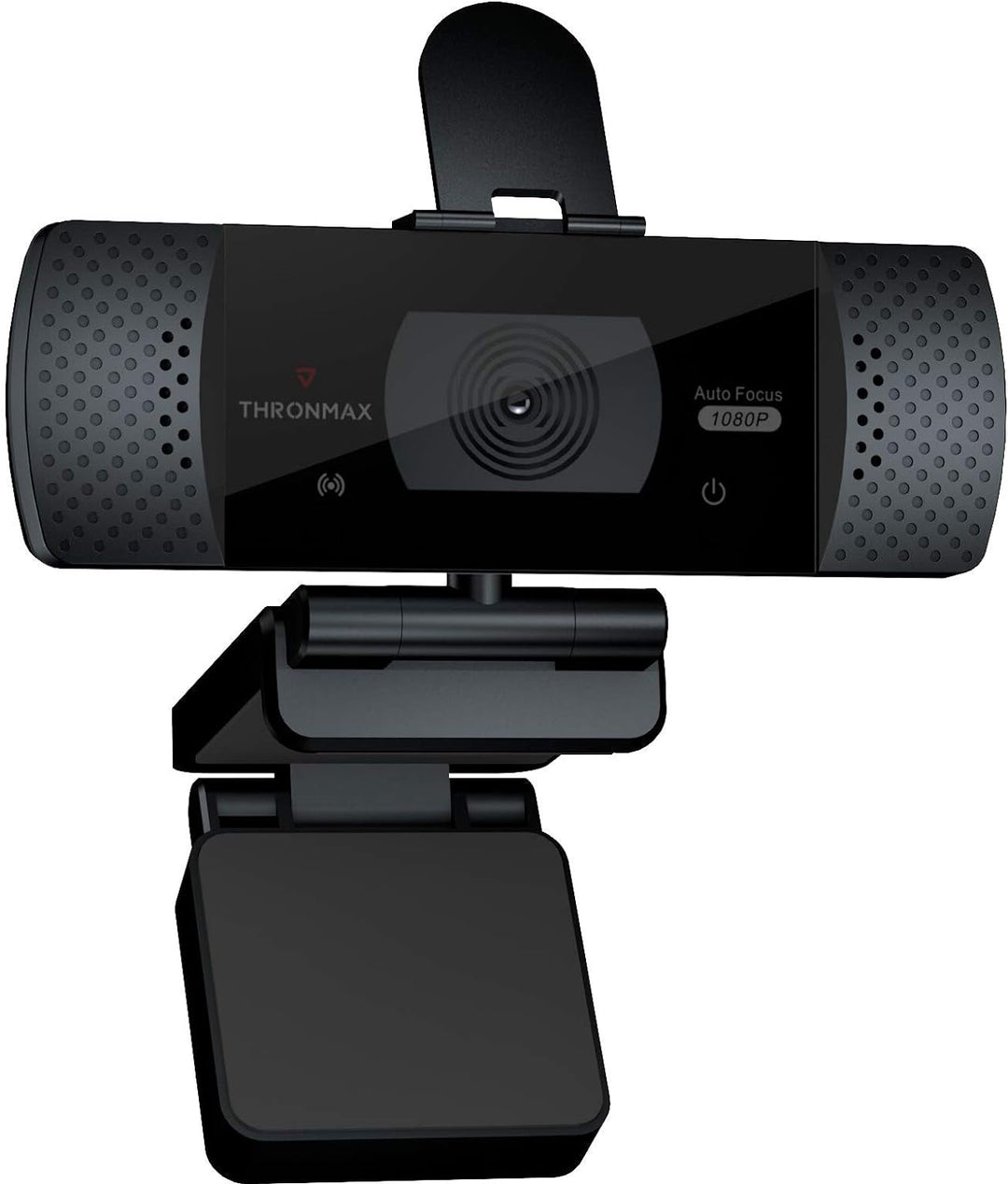THRONMAX Stream GO X1 PRO 1080P Full HD Webcam with Auto Focus, Built-In Noise-Reducing Dual Microph