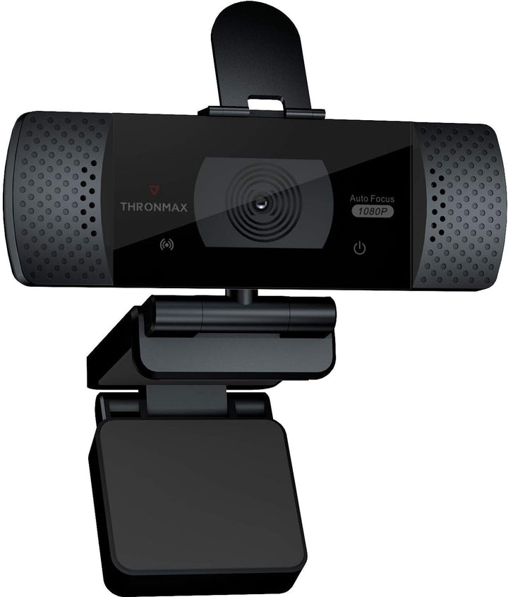 THRONMAX Stream GO X1 PRO 1080P Full HD Webcam with Auto Focus, Built-In Noise-Reducing Dual Microph