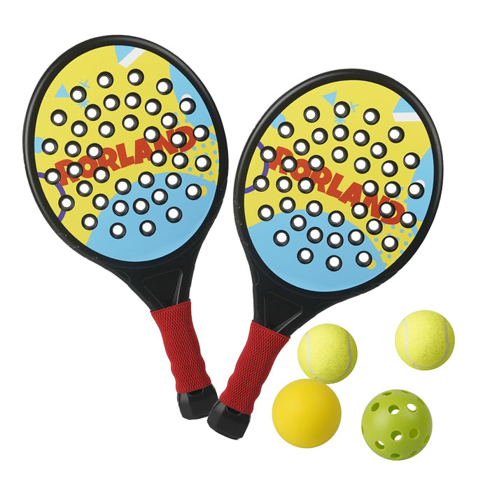 Kinder Padel Schläger Set, Leichte Padelschläger für Einsteiger Jungen Mädchen ab 6 Jahre, Ballspiel