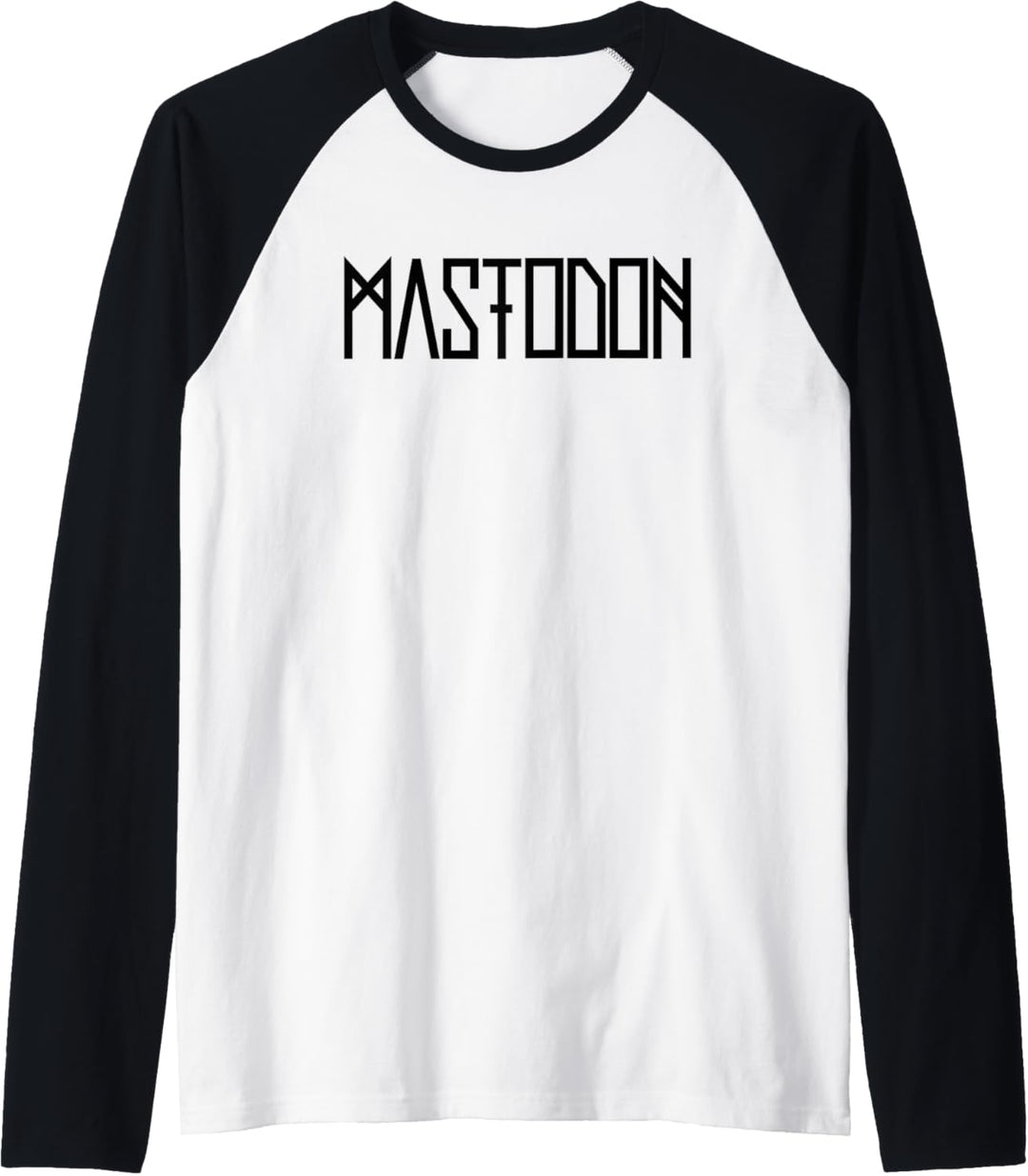 Mastodon – Black Logo Raglan