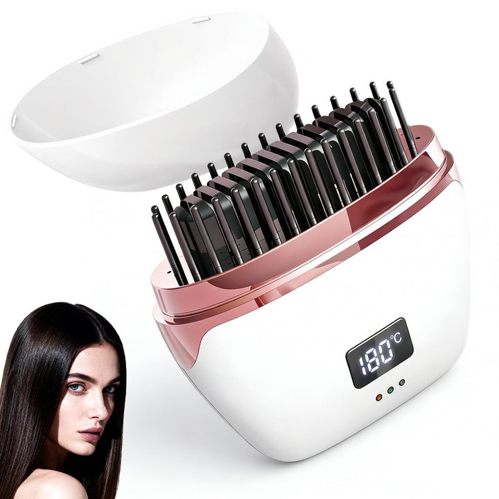 Mini Glätteisen Kabellos 2026 Neu, 2-in-1 Mini Haarglätter, USB-Wiederaufladbare Tragbare Hair Strai