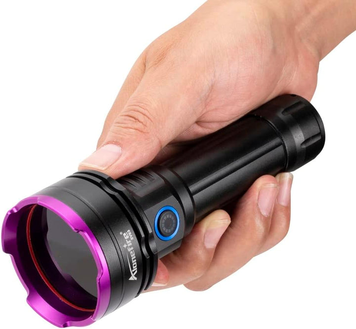 Alonefire SV83 20W 365nm UV Taschenlampe USB Aufladbar Schwarzlicht Haustierurin Detektor Geld-Detek