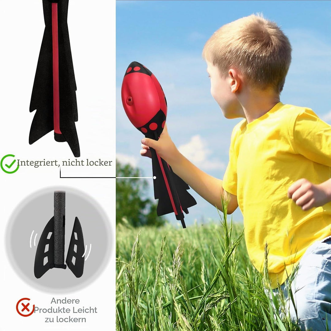 Vortex Aero, Rakete Aero aus Weicher Foam, Wurfrakete Outdoor Spass für Gross und Klein, Rocket Whis