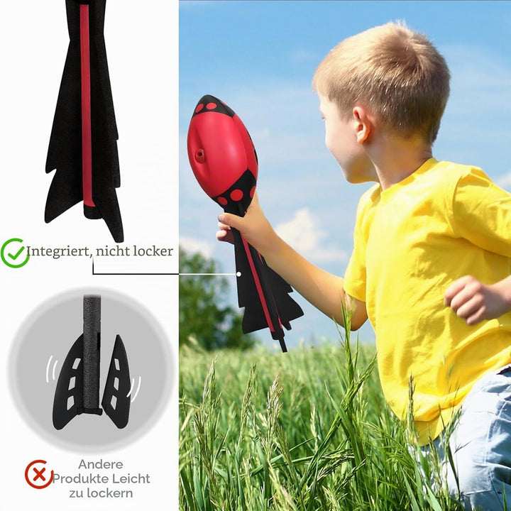Vortex Aero, Rakete Aero aus Weicher Foam, Wurfrakete Outdoor Spass für Gross und Klein, Rocket Whis