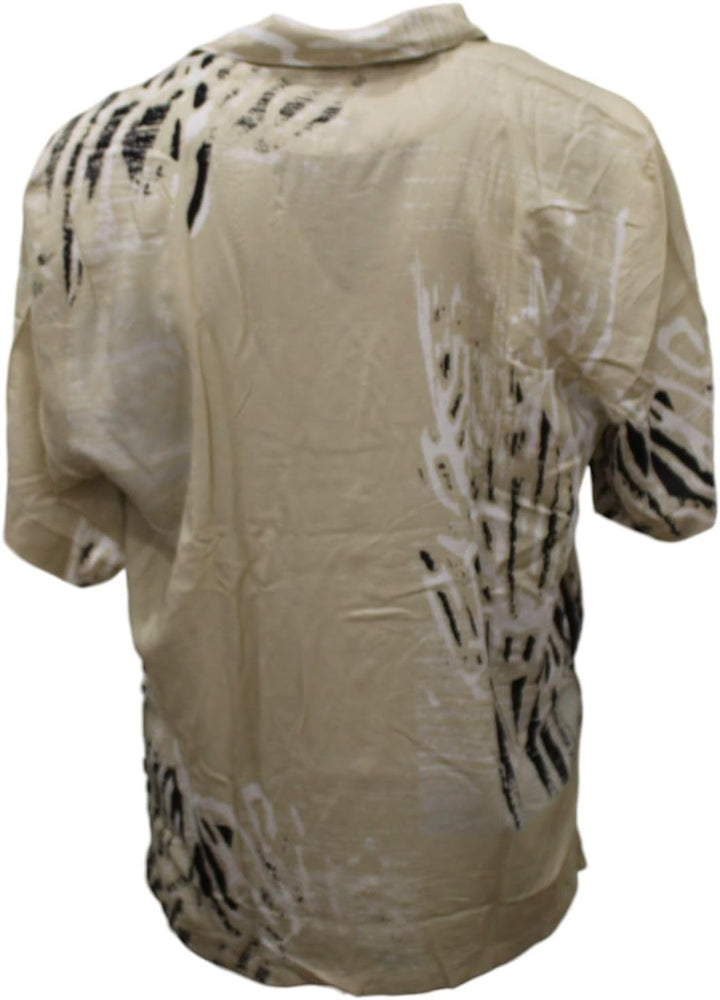 BOSS Herren Rayer Regular-Fit Hemd mit saisonalem Print XL Light Beige272, XL Light Beige272