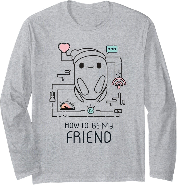 Ron’s Gone Wrong B-Bot How To Be My Friend Langarmshirt