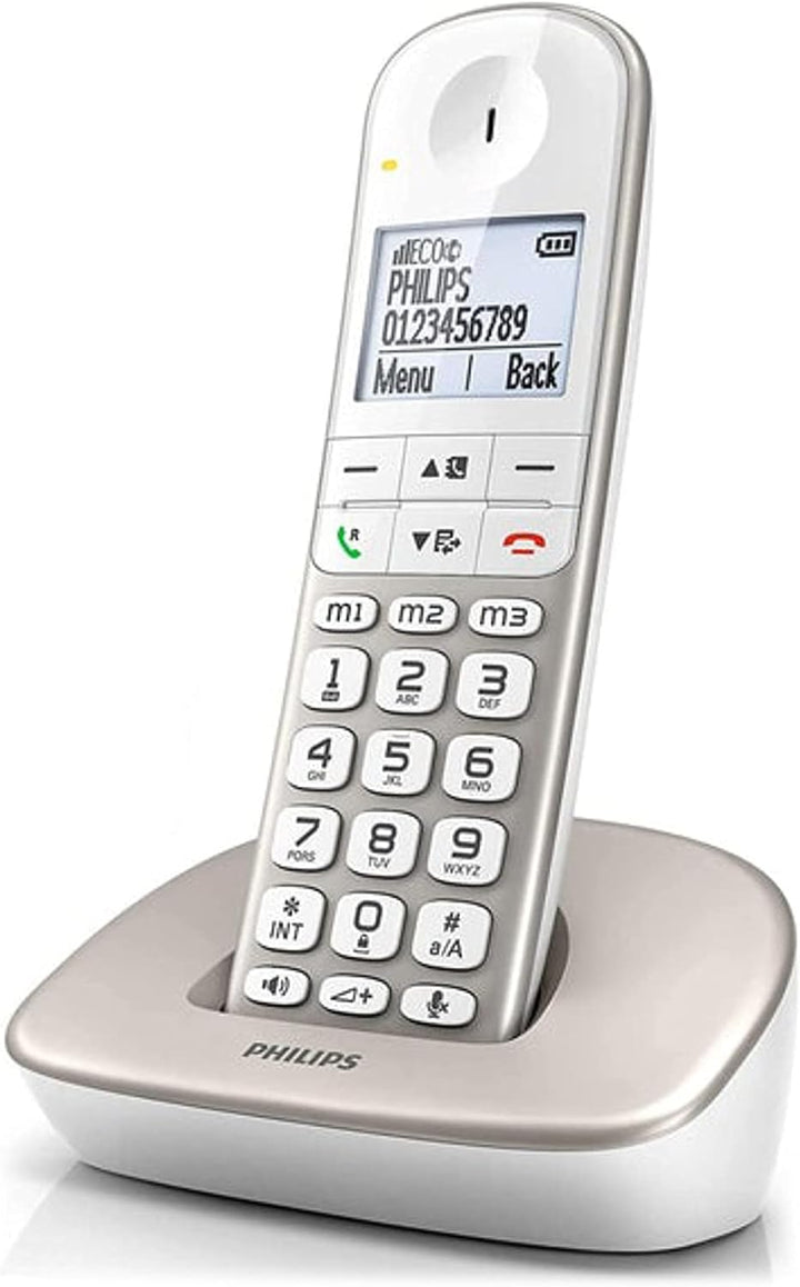 Philips XL4901S DECT-Komforttelefon – Schnurloses Telefon mit Mobilteil – Grosse Tasten - Lautstärke