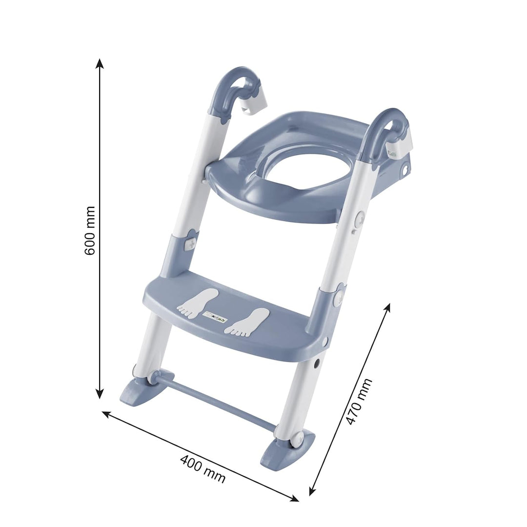 Kidskit Toilettentrainer 3in1, 3-farbig - Babytoilettentrainer - Toilettentrainer - Babyleiter - Bab