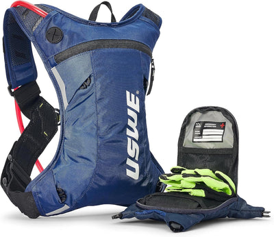 USWE Moto Hydro Hydration Pack - with Water Bladder, a High End, Bounce Free Backpack for Enduro and