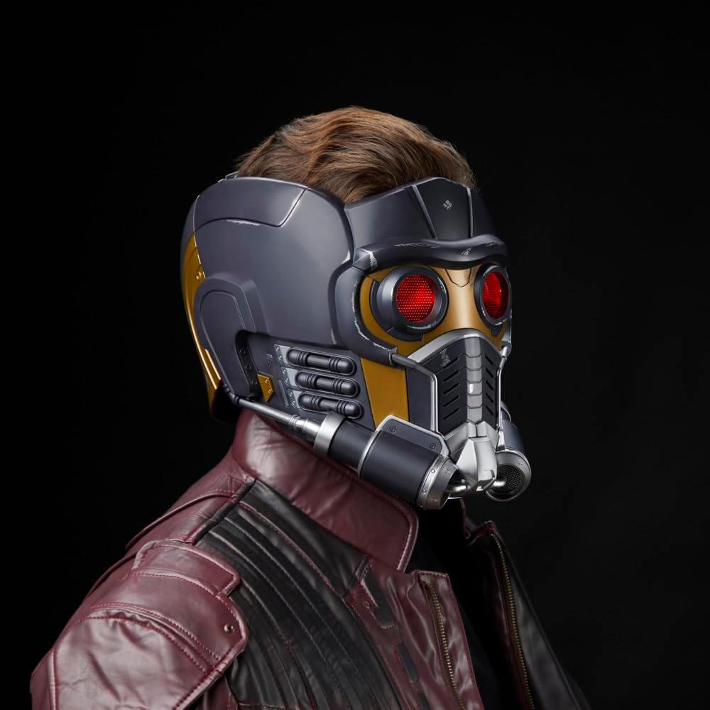Marvel Legends Series elektronischer Star-Lord Premium Helm mit Licht und Sound, Rollenspielartikel