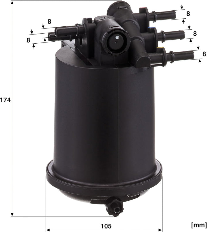 MANN-FILTER WK 939/1 Kraftstofffilter – Für PKW