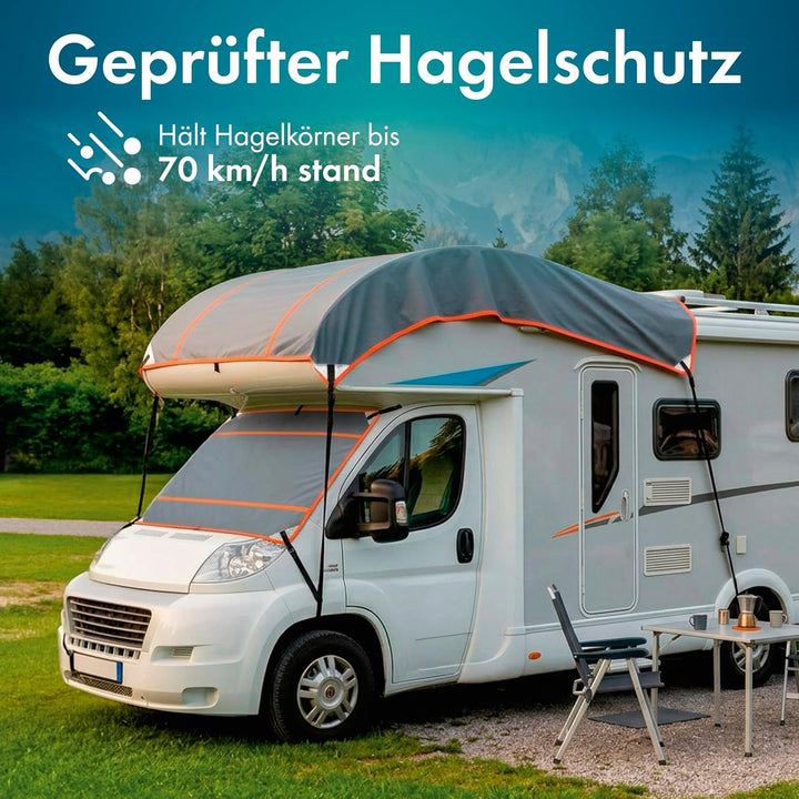 WALSER Hagelschutz Abdeckplane Wohnmobil/Wohnwagen, Hagel-Wohnmobilabdeckung Perma Protect, Hagelsch