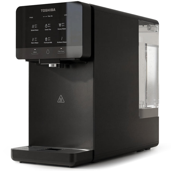 Toshiba Osmoseanlage, Wasserfilter Trinkwasser, Auftisch, Keine Installation, Heisswasserspender, Um