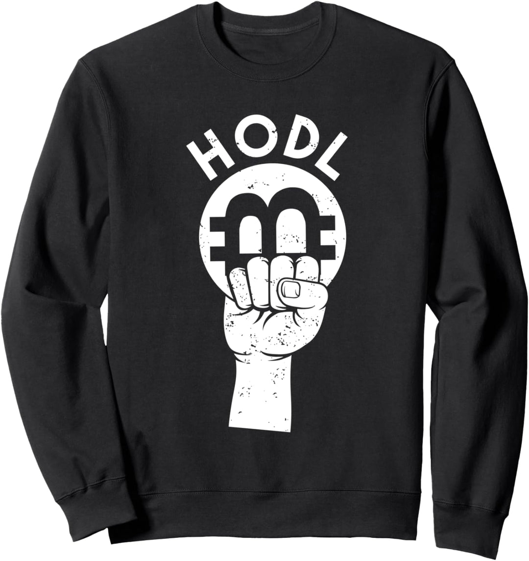 Hodl Bitcoin Blockchain Kryptowährung Investor BTC Coin Sweatshirt