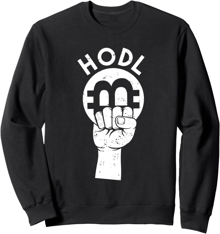Hodl Bitcoin Blockchain Kryptowährung Investor BTC Coin Sweatshirt