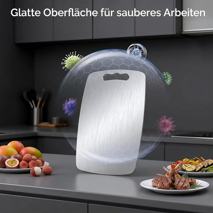2026 Titan Schneidebretter 3er Set, Hitzebeständig, pflegeleicht und langlebig, für Fleisch, Gemüse,