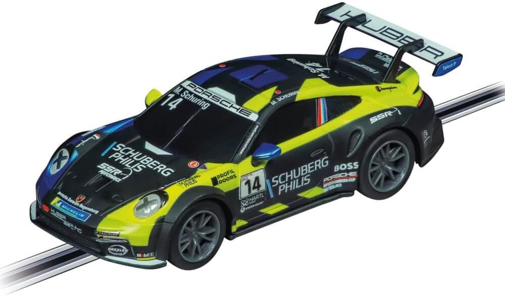 Carrera - 20064245 GO!!! Porsche 992 GT3 Cup Huber Racing, No.14 | Massstab 1:43 Slotcar | Kompatibe