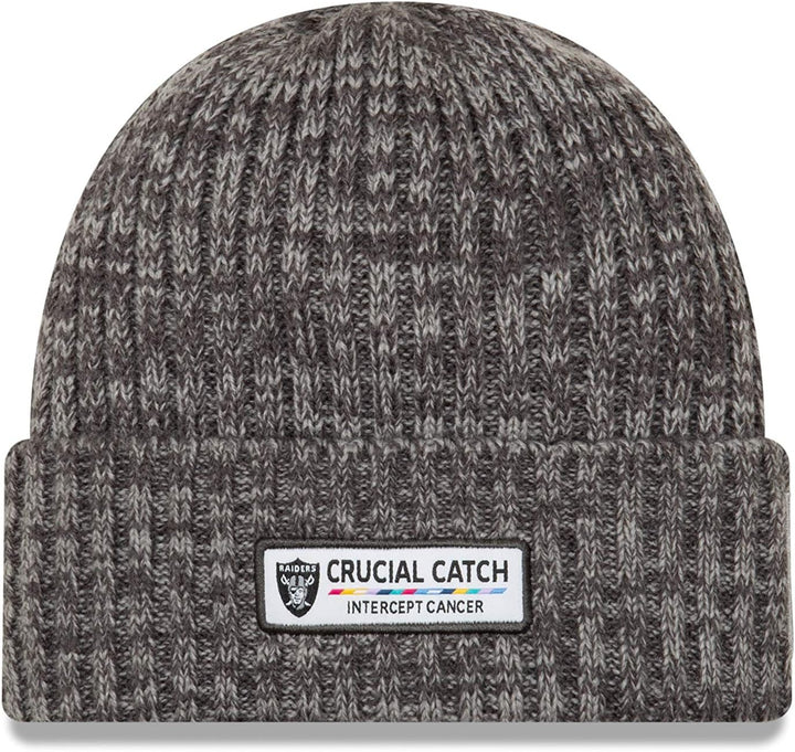 New Era NFL Strick Mütze - Crucial Catch Oakland Raiders