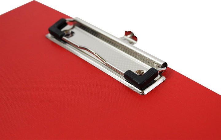 Klemmbrett/Schreibplatte/Klemmplatte A4 10 Stück economy aus Graupappe, mit PVC-Folien-Überzug, mit