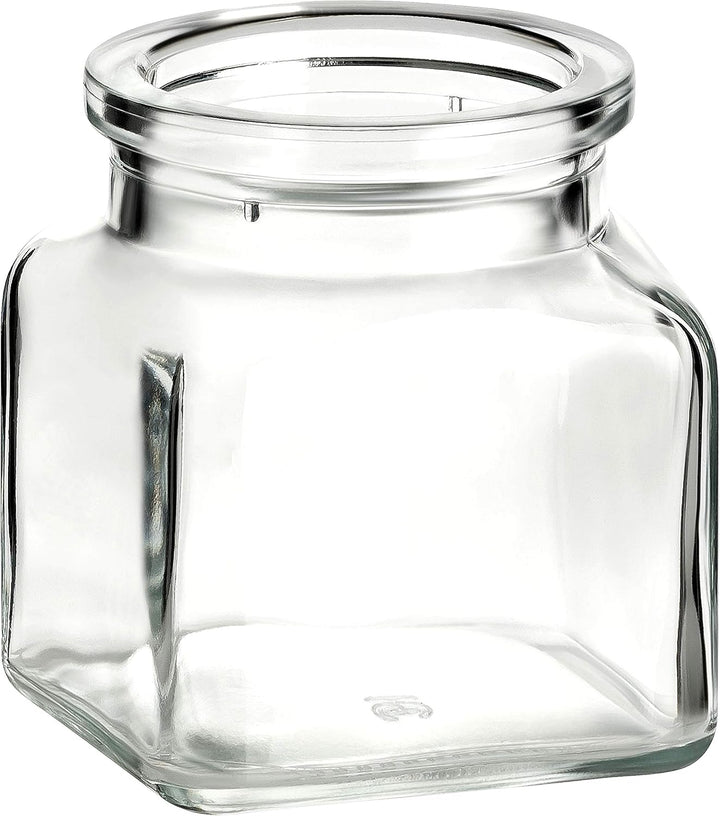 gouveo 12er Set Gewürzgläser 120 ml eckig mit Korken - Kleine Korkengläser mit Korkverschluss - Leer