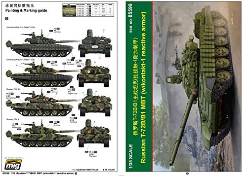 Trumpeter 05599 - Modellbausatz Russian T-72B/B1 MBT