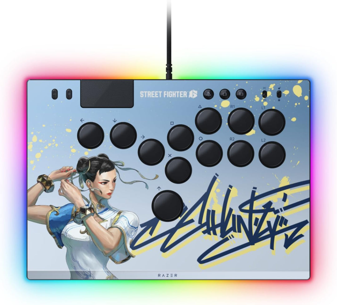 Razer Kitsune - Optischer All-Button-Arcade-Controller für PS5 und PC (Layout mit 4 präzisen Bewegun
