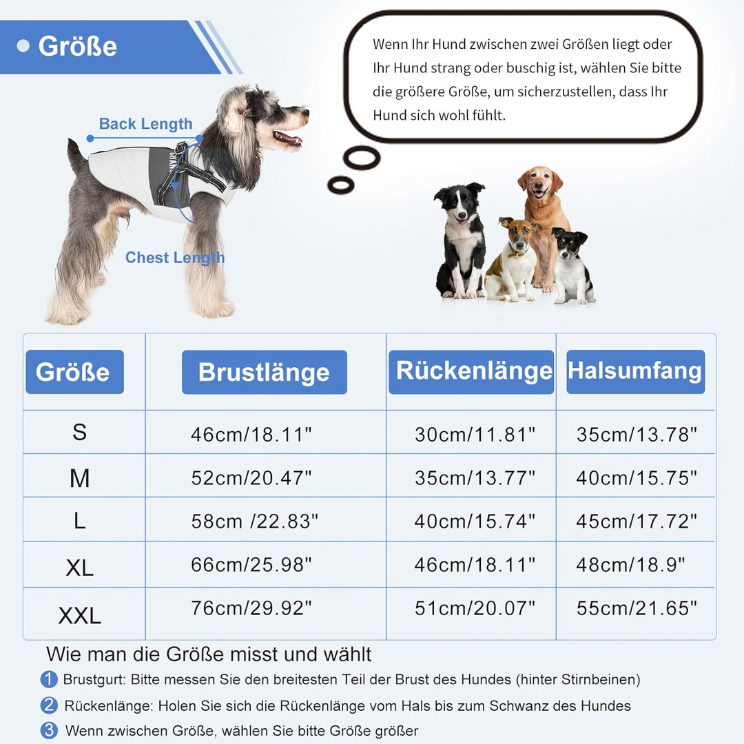 Hundemantel Winter Hundejacke Hundegeschirr Mantel Welpenmantel Jacke Weste Kleidung Kleines Hundege