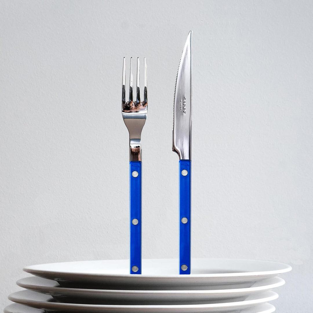 SABRE PARIS - Tafelbesteck, 5-teilig - Bistrot - Messer, Gabel, Esslöffel, Teelöffel &amp; Kuchengabel -
