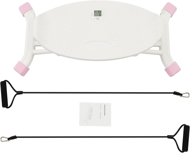 Slide Stepper Heimtrainer mit LCD Display & Widerstandsbändern - Seitlicher Stepper bis 120kg, Ganzk