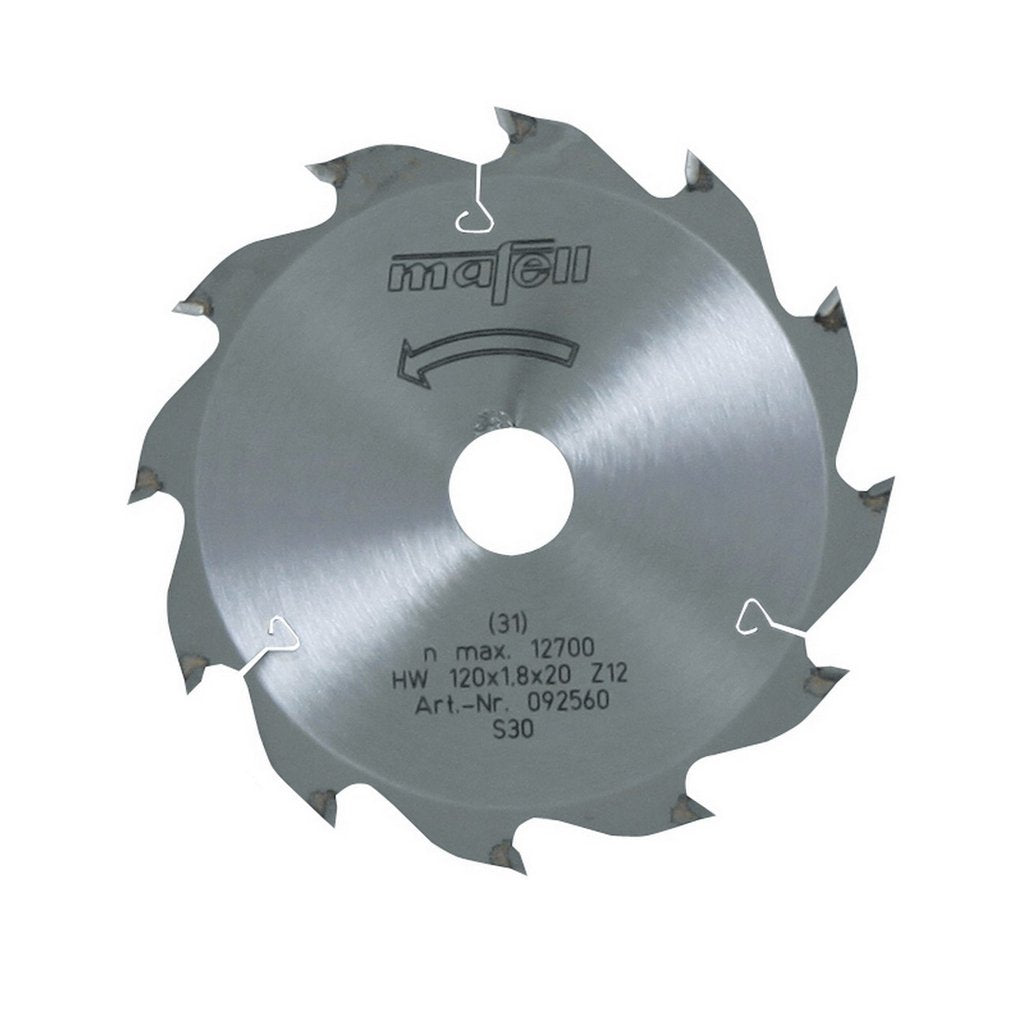 Sägeblatt-HM, 120 x 1,2/1,8 x 20 mm, Z 40, FZ/TR