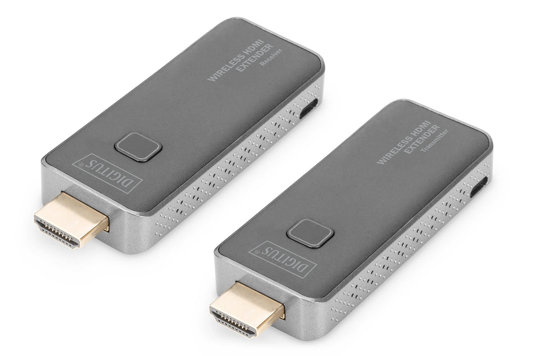 DIGITUS Wireless HDMI-Extender - 50 m Reichweite - Full-HD 1080p 60 Hz - Punkt-zu-Punkt - Plug&Play