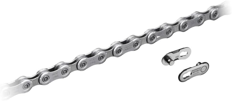 Shimano Unisex – Erwachsene M 7100 Kette, Black/Gray, 12 Fach