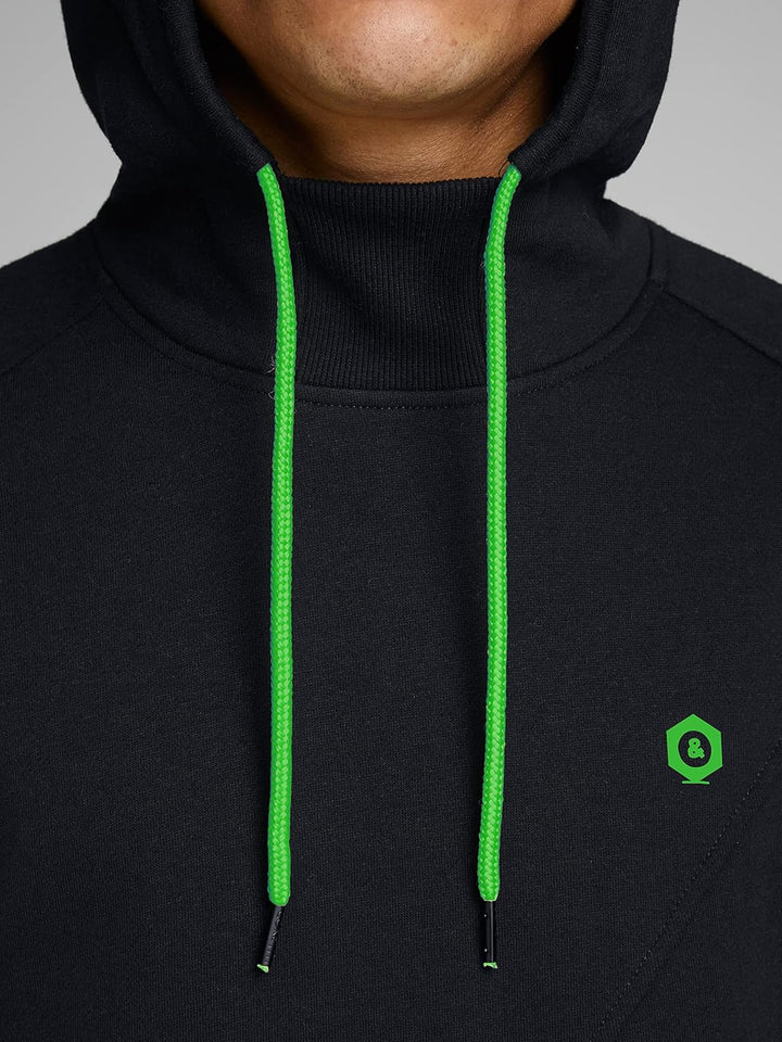 JACK &amp; JONES Male Sweatshirt Detaillierter S Schwarz/Detail Andean Toucan, S Schwarz/Detail Andean T