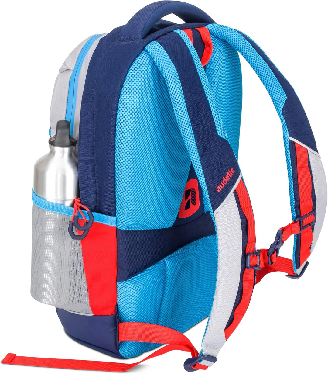 AUDETIC Schulrucksack Mädchen & Jungen Teenager - AERO - Ergonomischer Rucksack mit vielen Fächern f