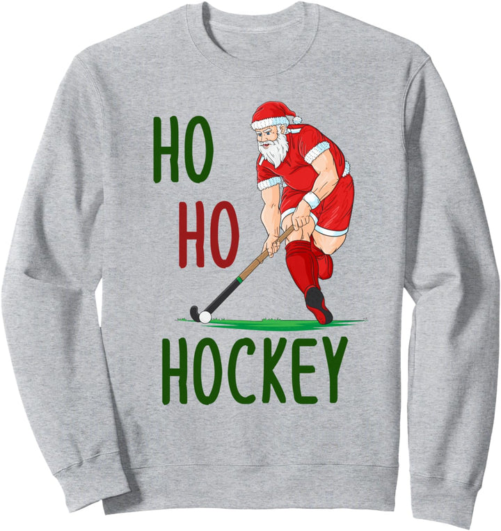 Feldhockey HO HO Hockey Weihnachten Geschenk Sweatshirt