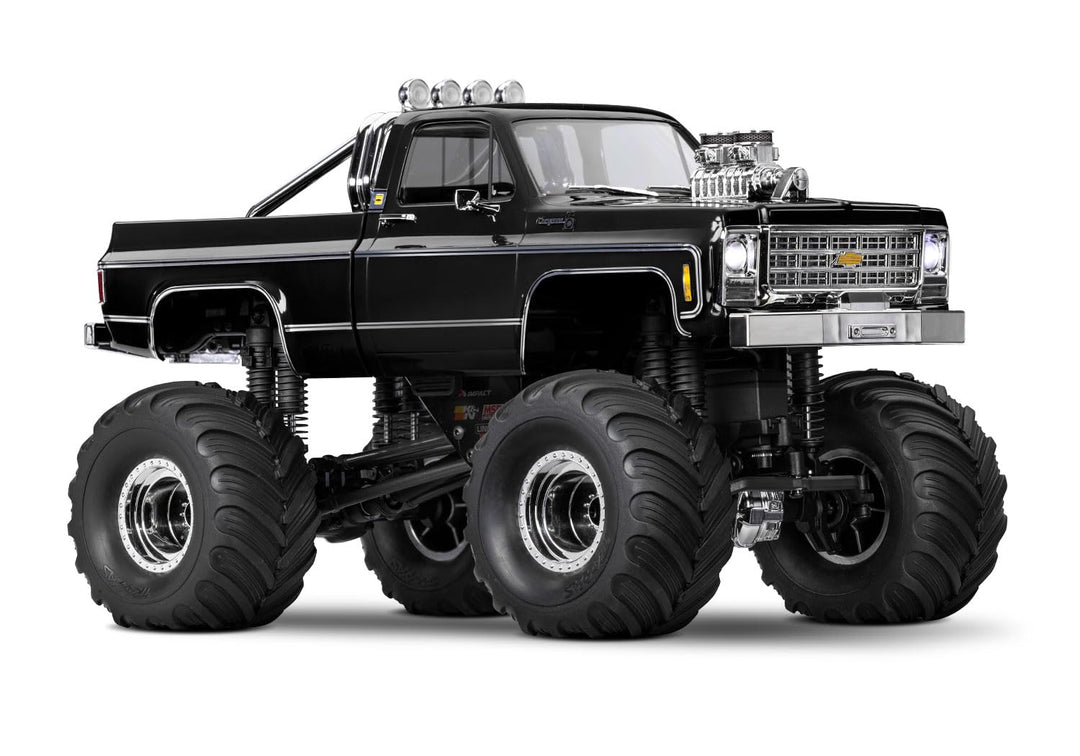 TRAXXAS TRX-4MT Chevy K10 schwarz 4x4 1/18 Monster-Truck RTR Brushed, mit Akku und USB Ladegerät